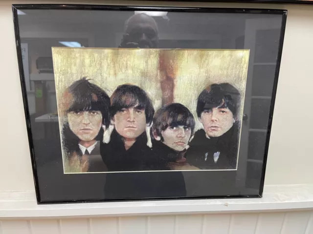 Beatles framed picture, used