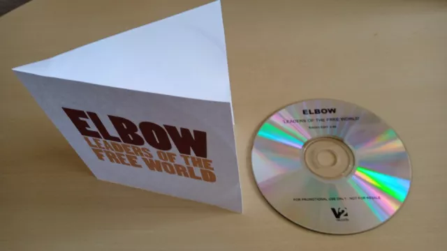 cd is  n/m  Elbow Leaders Of The Free World Promo Cd Single v2 records