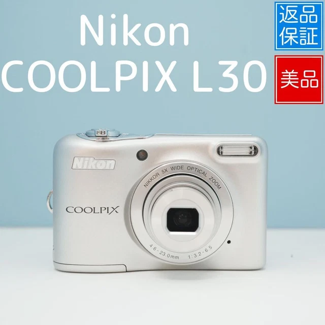 Nikon COOLPIX L30 デジタルカメラ シルバー 20.1 Amazon | Nikon COOLPIX L30 20.1MPデジタルカメラ 5倍ズーム