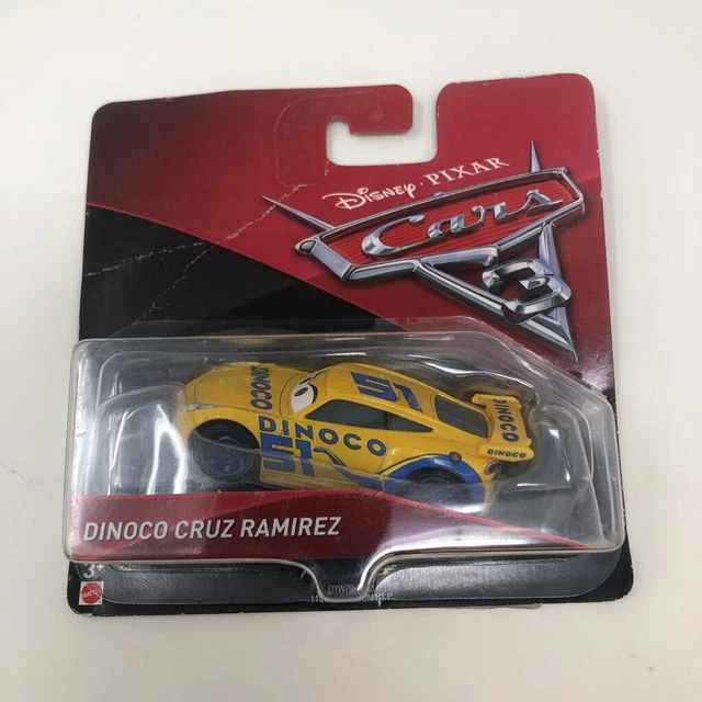 MATTEL DISNEY PIXAR Cars 3 Dinoco Cruz Ramirez Yellow Die Cast Toy Car ...