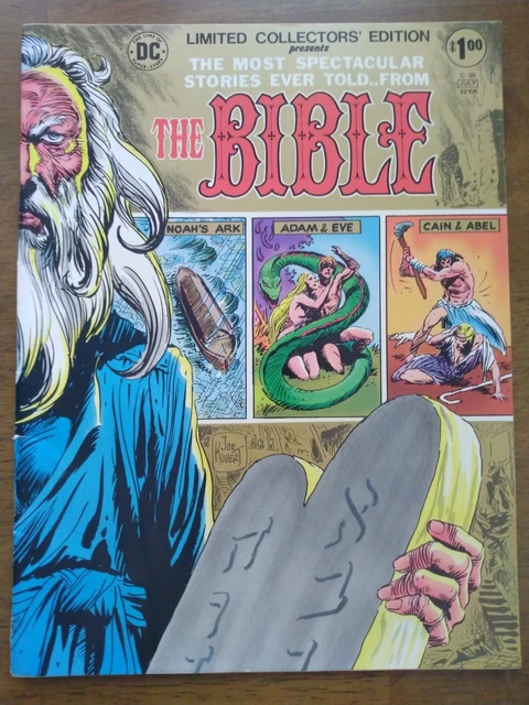the bible comic book 10 x 13 1/2 limited collector's edition vol 4 c-36 color 75