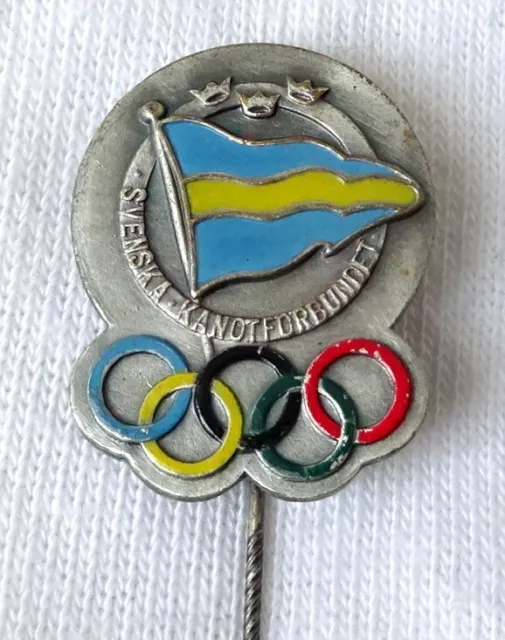 1936 BERLIN Olympic Games SWEDEN NOC Yachting/canoeing Team PIN BADGE