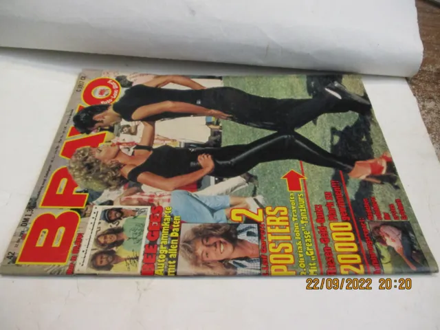 Bravo # 42 /1978  ohne Poster  mit Autogrammkarte  Bee Gees