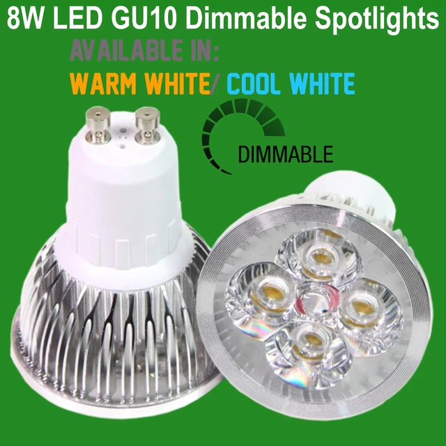 Ampoule LED COB Variable 12W - Compatible GU10/E27/MR16/E14/B22, 12V, 50 000 Heures, Marque Ranpo