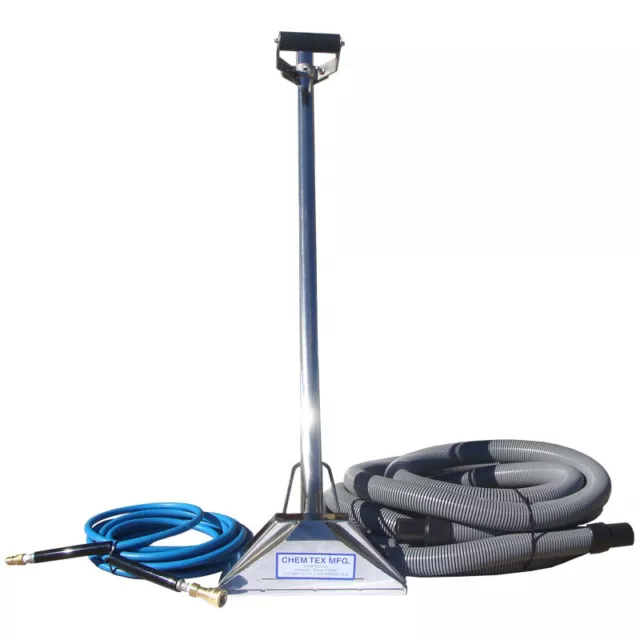 Wand and Pressure Solution and Vacuum Hose 25 Ft for Carpet Cleaning Machines