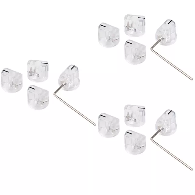 12 Pcs Guitar AMP Knob Effect Pedal Bass for Volume Control Knobs
