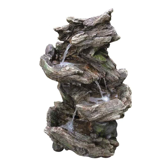 WASSERSPIEL SET WASSERFALL Springbrunnen Bachlauf Kaskade Teich Garten