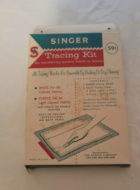 Vintage Dressmakers Tracing Paper Singer Penn Dritz Double Faced