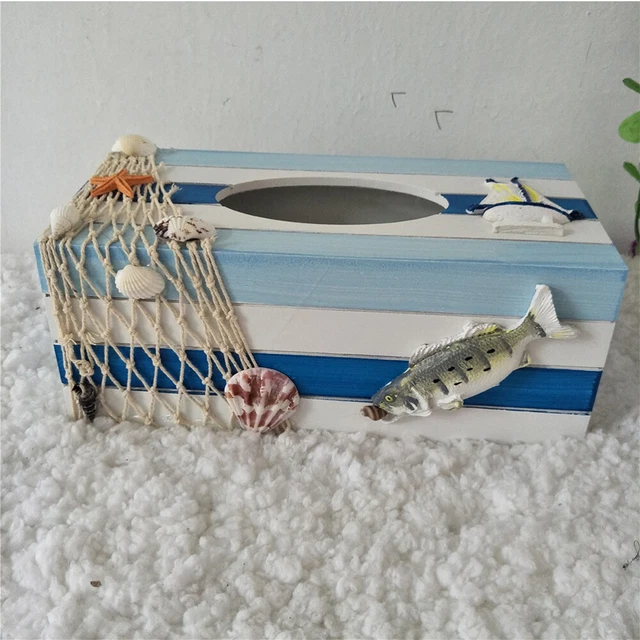 Déco De Table Rustique Décor Bureau Bébé Boîte Mouchoirs Récipient