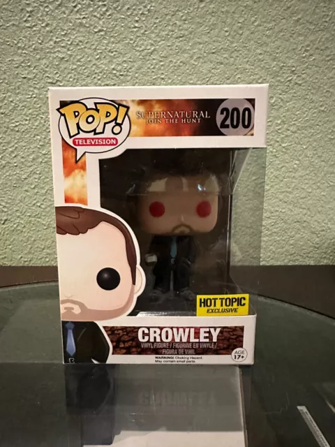Funko Pop Supernatural Television Crowley Red Eyes Hot Topic Exclusive #200 