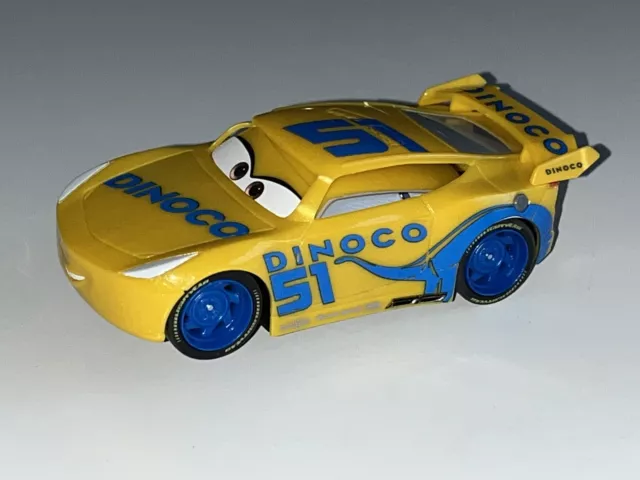 Carrera Go!!! Disney Pixar Autos Dinoco Cruz Ramirez #51 1:43 Maßstab funktioniert