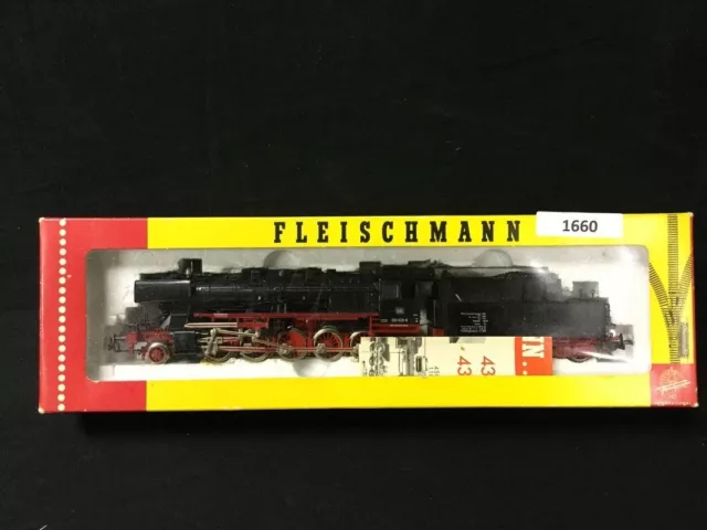 Fleischmann HO/H0 1177 AC 3-Rail BR 51 Class 2-10-0 Steam Loco Orig Box C-7 Exc