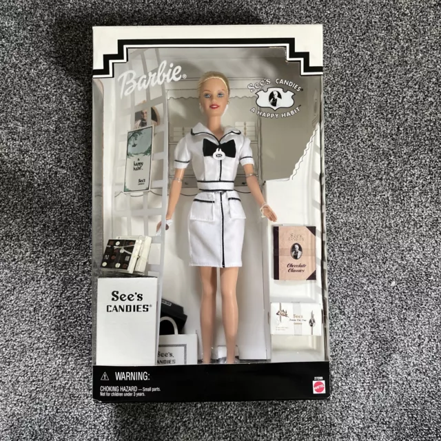 Vintage 1999 Barbie Doll See's Candies Salesperson Mattel First Job A Happy  Habit NRFB Unopened Fashion Doll Toy alexlittlethings.