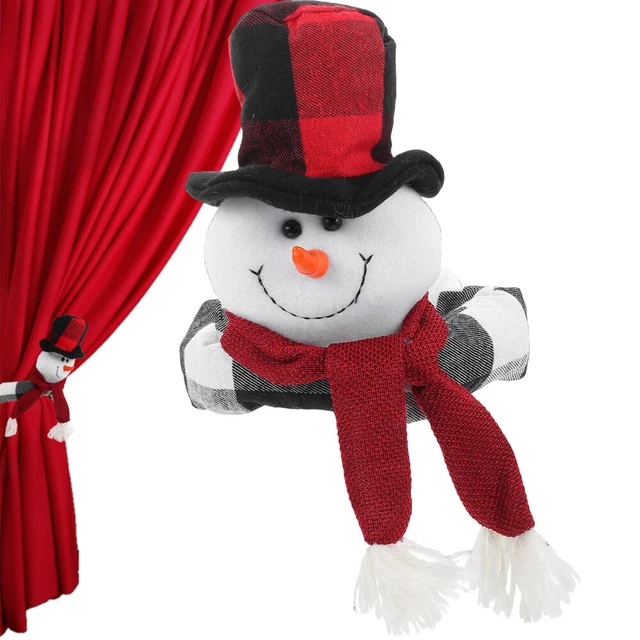 Festa di Natale piacere decorazione soggiorno fibbia per tenda anziani