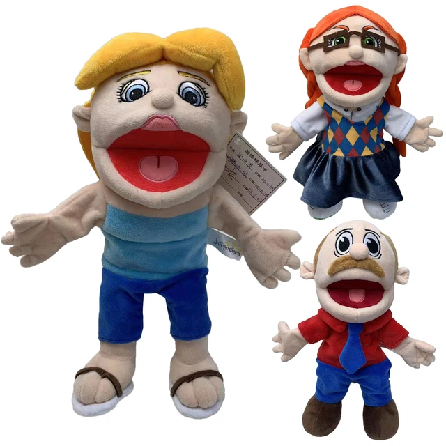 PUPPET JEFFY HAND Plush Toy Childern Student Gift Home Decoration Presents  $25.22 - PicClick AU