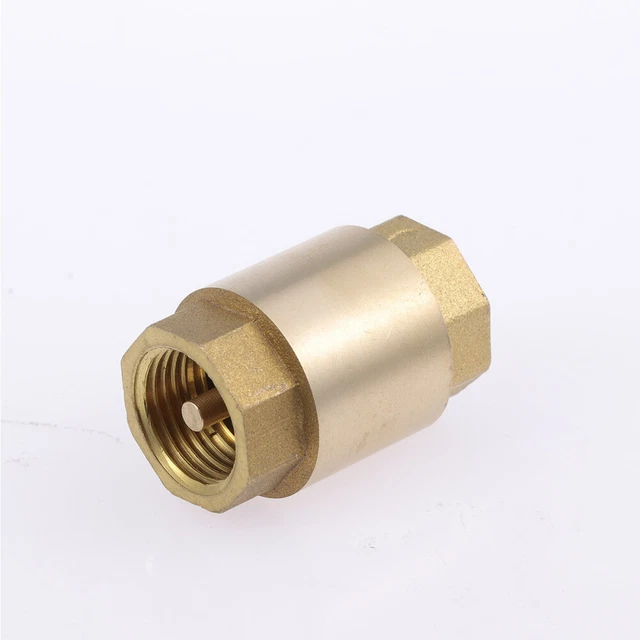 Clapet Anti-retour En Laiton De 2,5 Cm, Filetage Extérieur X