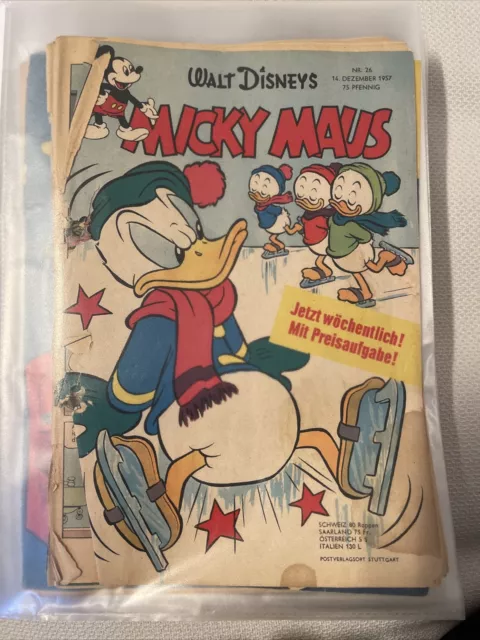 micky maus hefte sammlung 50er und 60er