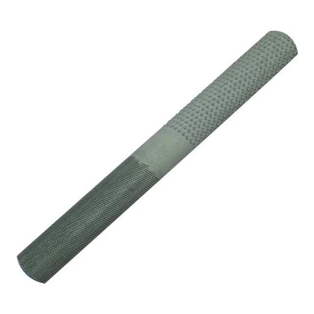 Lima de carpintería con plano redondo y aguja para madera/metal blando/plástico