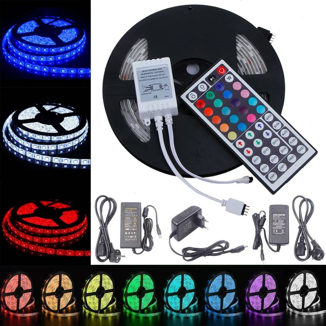 1m-10m RGB LED Stripe 5050 SMD Leiste Streifen Band Licht Leuchte Lichterkette