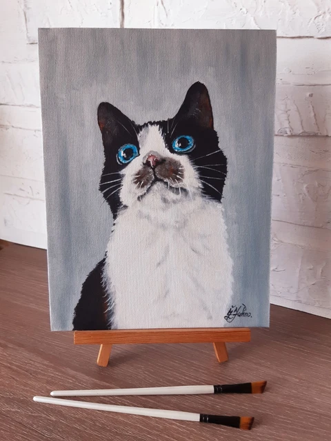 REPRODUCTION ET CADRE Nathalie chat perché, 1991 de Gilles