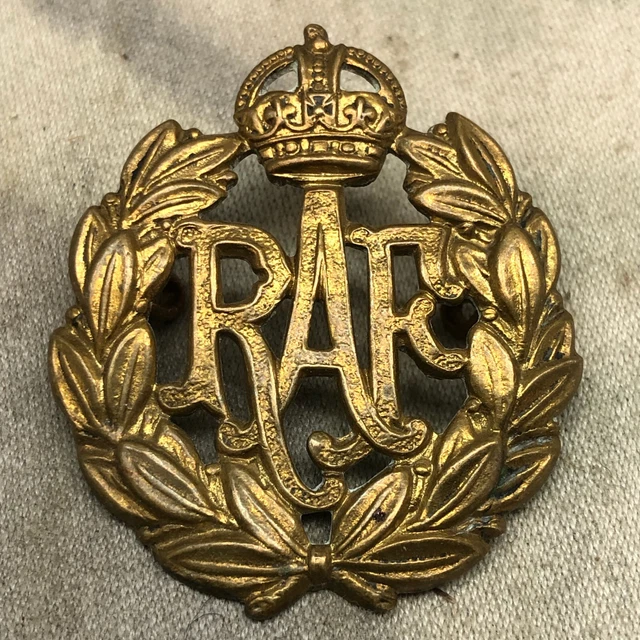 ORIGINAL WW2 BRITISH Royal Air Force RAF Cap Badge £12.00 - PicClick UK