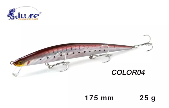 Artificiale Spinning Jerk Minnow 175 Lure Pesca Esca I Lure Pro Series 25 G Jig