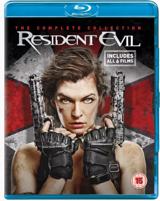 Resident Evil Boxset 6 Flims Collection Horror Movies Complete Collection