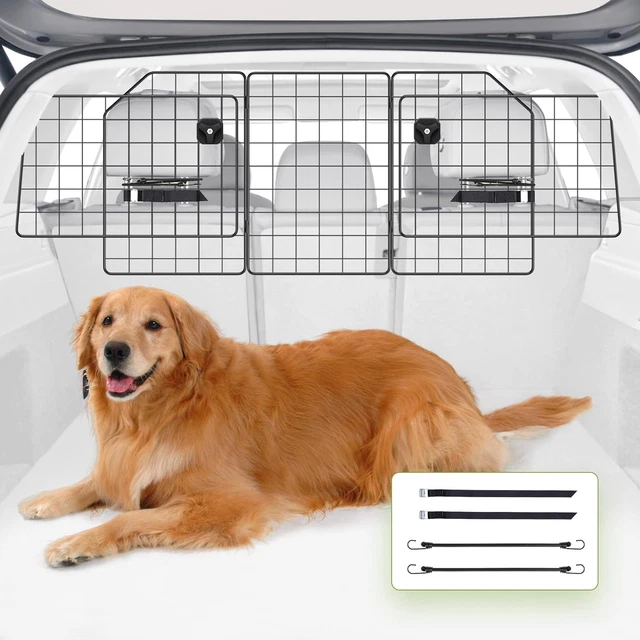 Dog Barrier Foldable For SUV Car Vehicles, Adjustable Pet