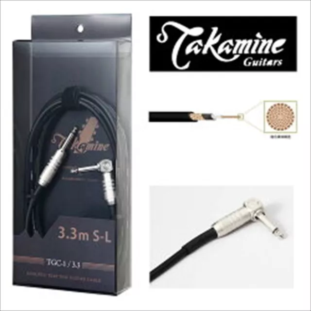 Cable para guitarra acústica Takamine TGC-1 3,3m/10,8 ft S-L