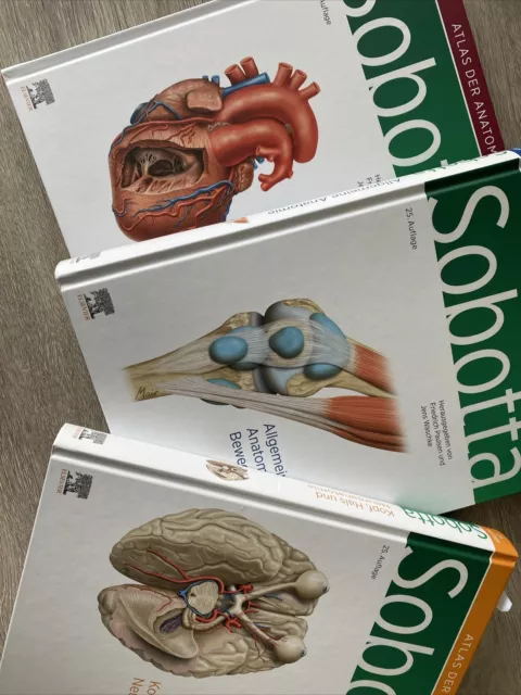 Sobotta, Atlas der Anatomie des Menschen Band 1, 2, 3