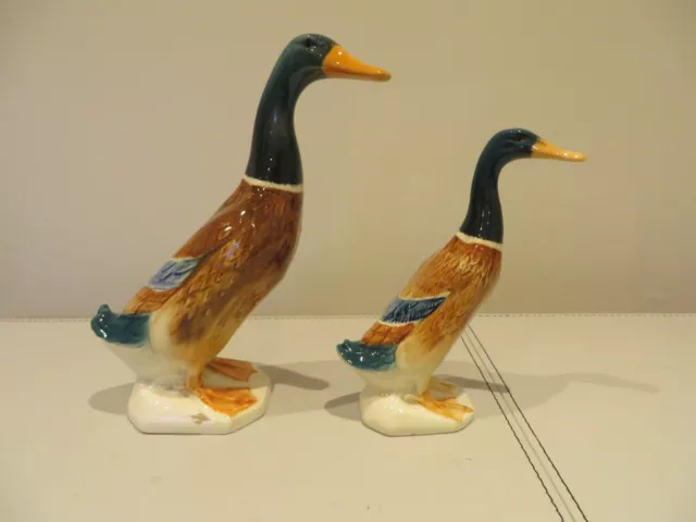 Beswick Mallard Ducks x 2 -