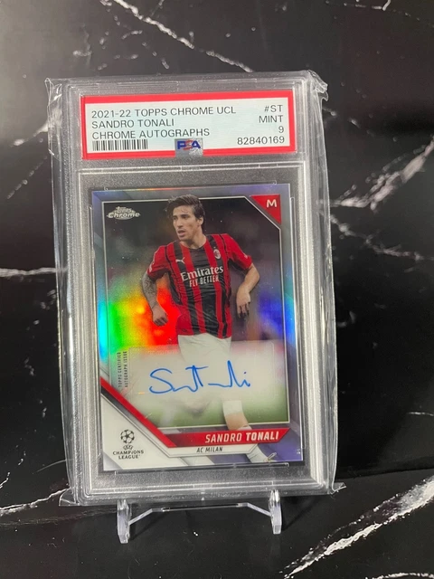 2026 TOPPS CHROME Sandro Tonali Green Refractor 06/99 #109 £2.99