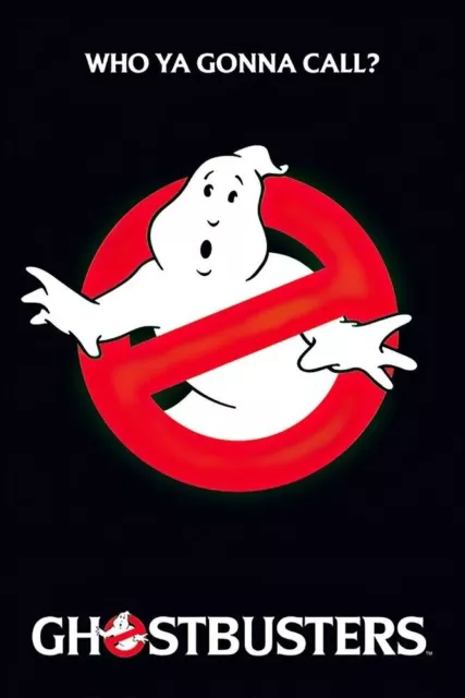 Ghostbusters 1984 Movie Poster Logo Slimer Who You Gonna Call  24"  36" original