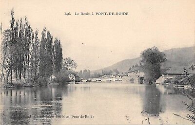 Cpa 25 Le Doubs A Pont De Roide