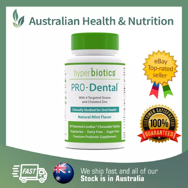 Hyperbiotics Pro-Dental 90C // Probiotics For Oral Health + Free Same Day Post