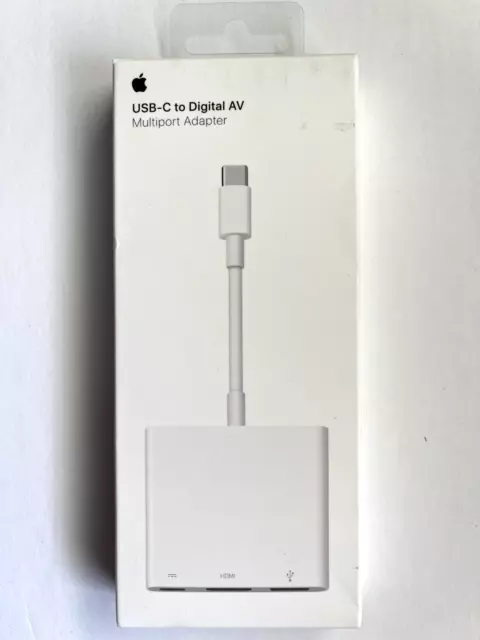 Genuine Apple USB-C to digital AV Multiport Adapter MUF82AM/A Genuine Apple USB-C to digital AV Multiport Adapter MUF82AM/A