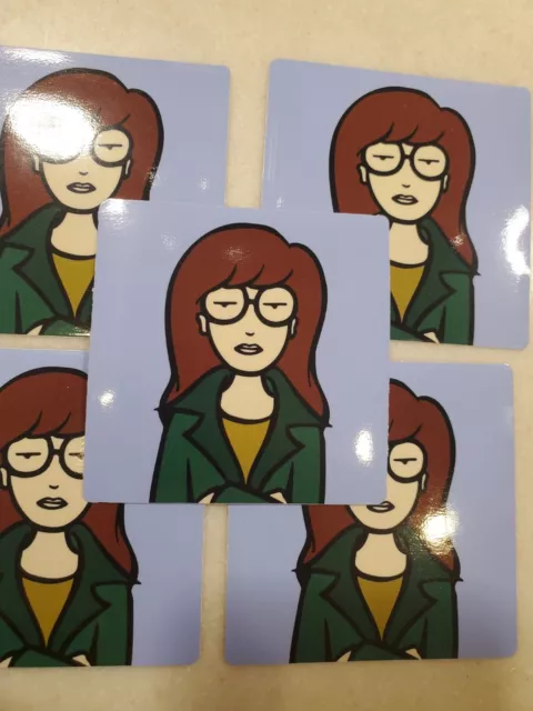 Vintage Daria Stickers Lot of 5 MTV Beavis  & Butthead