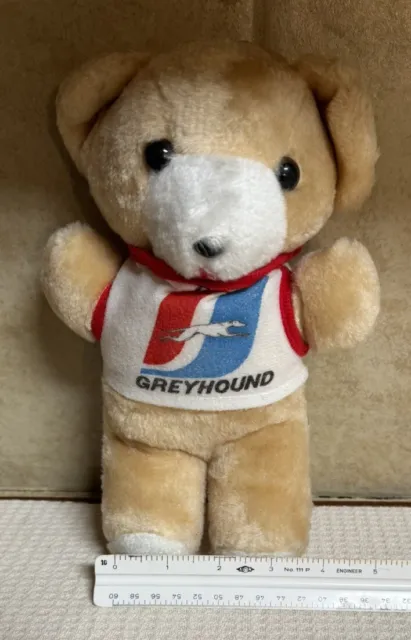 Vintage Greyhound Bus Line Advertisement Bear