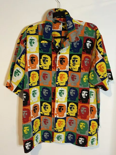 SS20 Supreme CHE Guevara rayon S/s Shirt M medium multicolored short sleeved