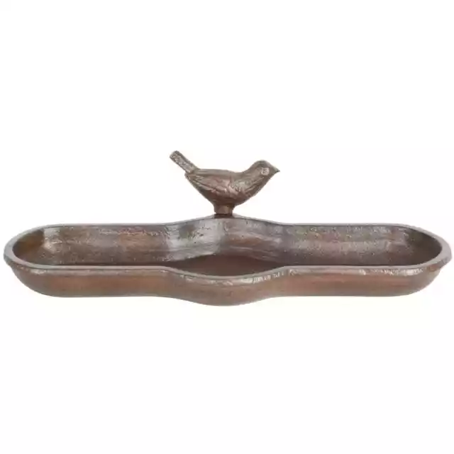 Esschert Design Baignoire pour oiseaux Fonte Marron BR25 2