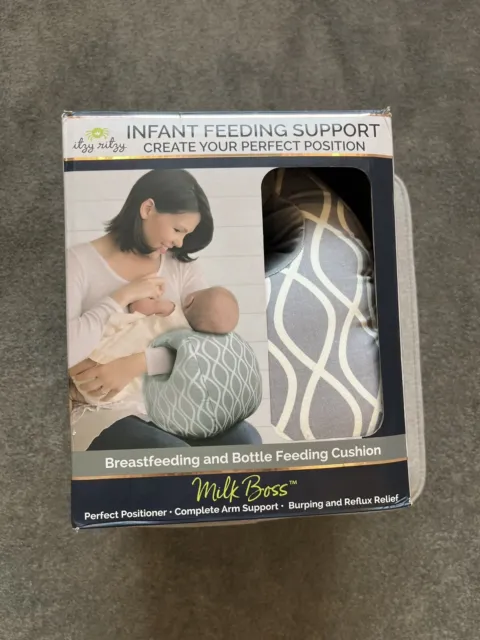 Itzy Ritzy Infant Nursing Pillow Milk Boss Breastfeeding Bottle Feeding Pillow