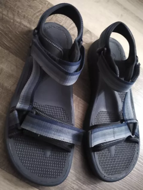 CLARKS MENS BALTA Ray Grey Gray Poolside Sandals 16.99 PicClick