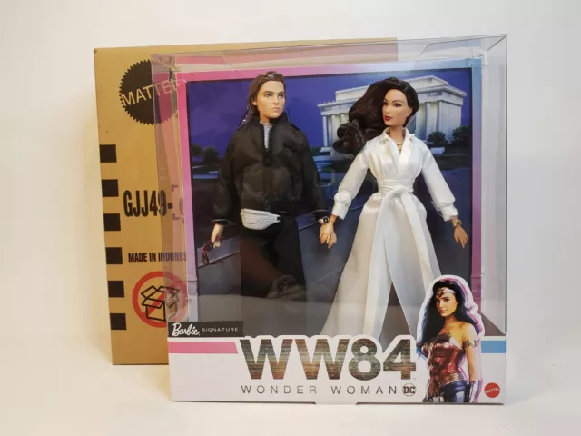 BARBIE & KEN Wonder Woman Dc WW84 & Steve Trevor Duo Doll Mattel