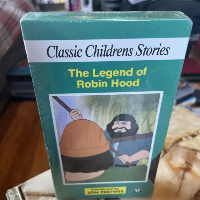 Classic Childrens Stories The Legend Of Robin Hood Vhs Video Jon Pertwee New