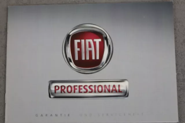 Fiat  Garantie- und Serviceheft  PROFESSIONAL "OHNE Einträge" Stand: Feb. 2015