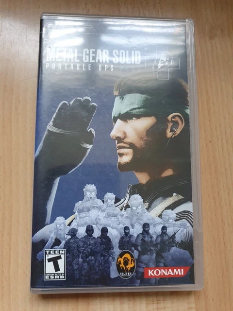 Jeu Sony Playstation Portable Psp metal gear solid portable ops c