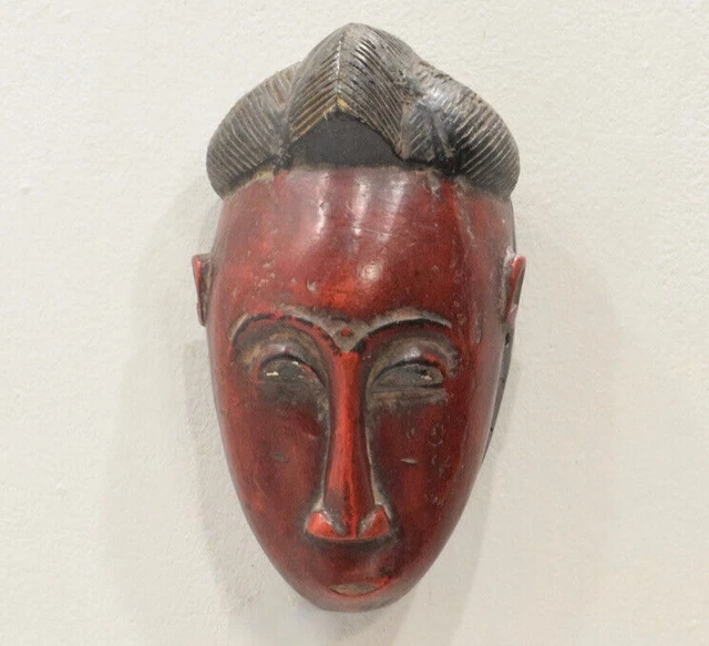 African Mask Baule Tribe Passport Mask Mali