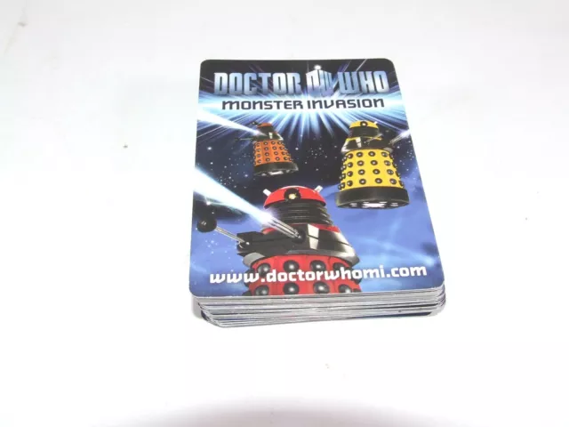 43 X Doctor Who Monster Invasion Cards Rare & Ultra Rare Some Duplicates Daleks