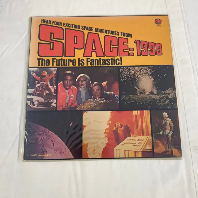 Space 1999 The Future is Fantastic #8179 Vinyl Record Plastic Cover RARE