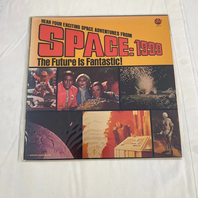 Space 1999 The Future is Fantastic #8179 Vinyl Record Plastic Cover RARE Space 1999 The Future is Fantastic #8179 Vinyl Record Plastic Cover RARE